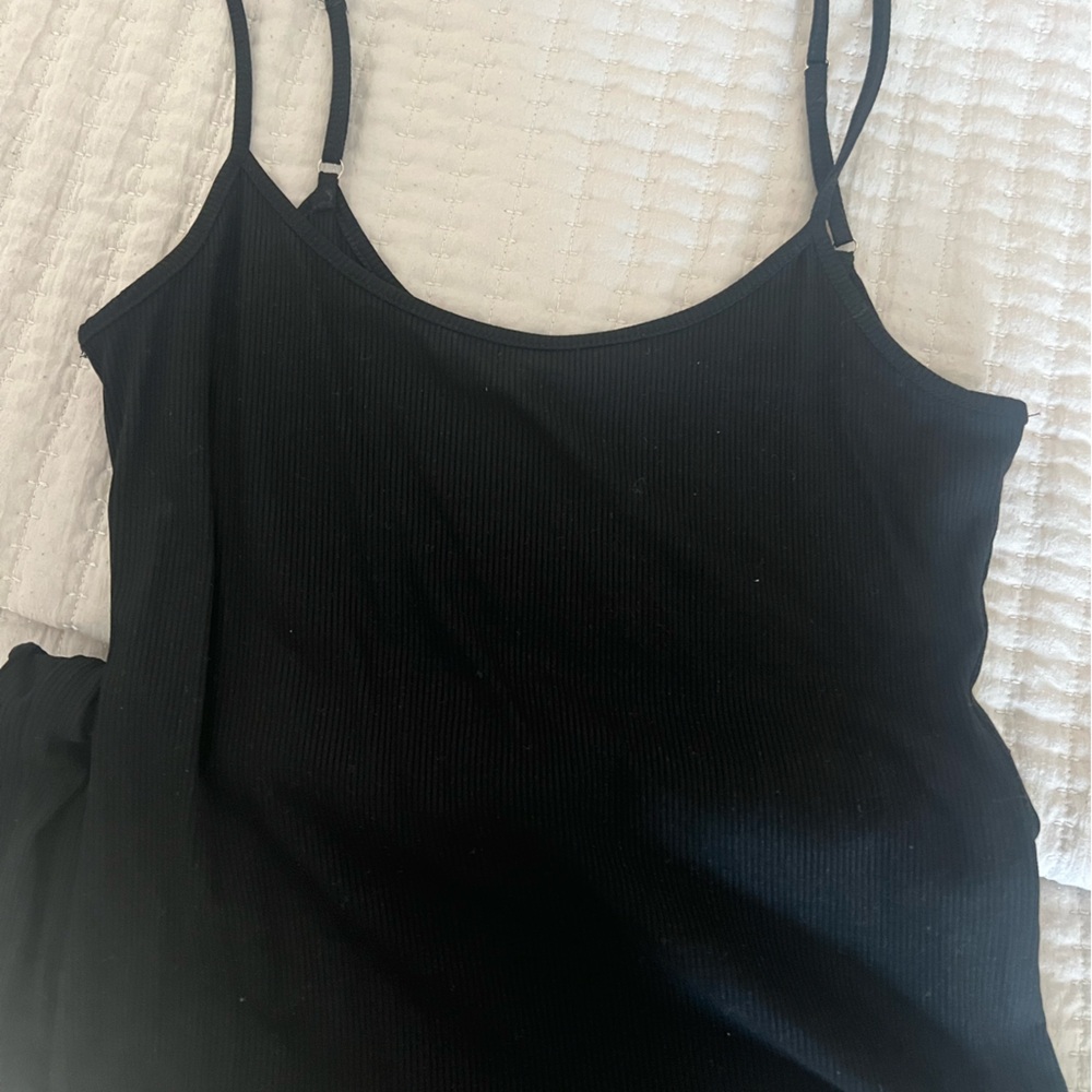 Solai the label spaghetti strap rib dress size medium NWOT